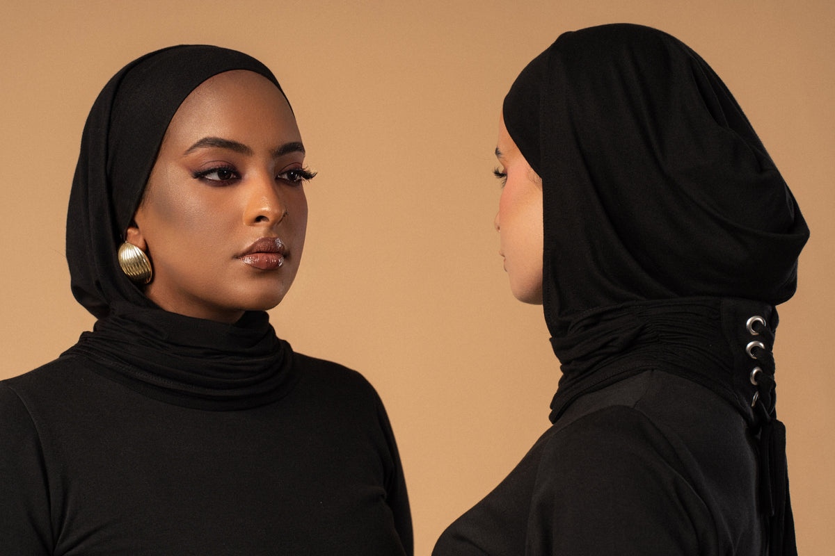 Lava top - Black cotton