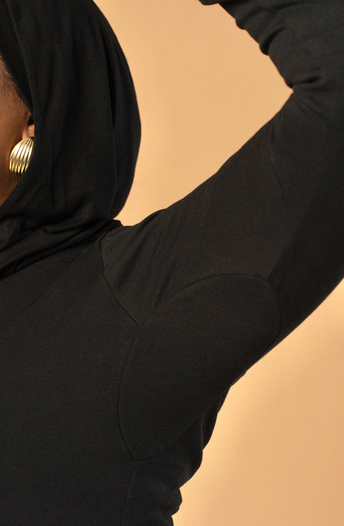 Lava top - Black cotton