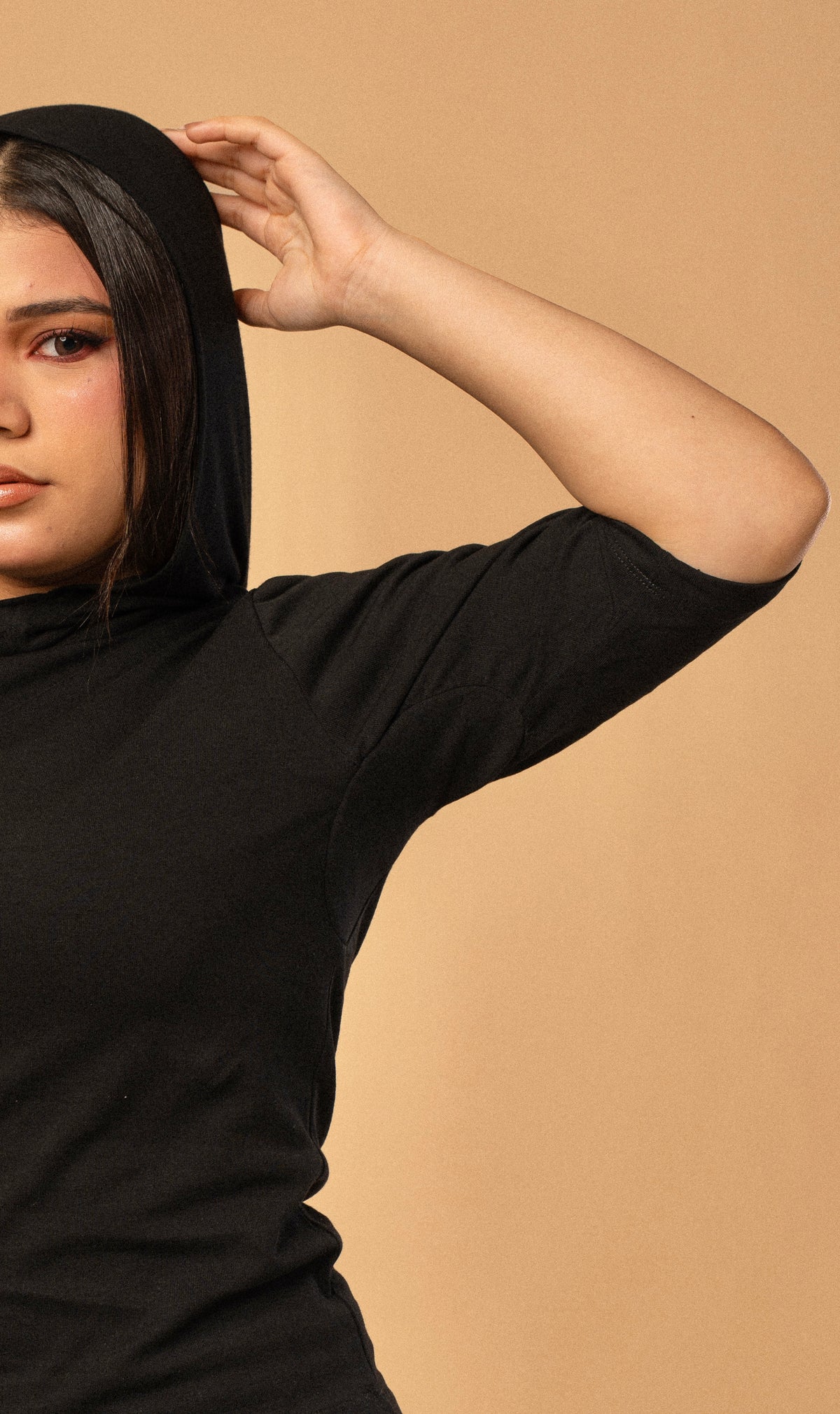 Lava top - Black cotton