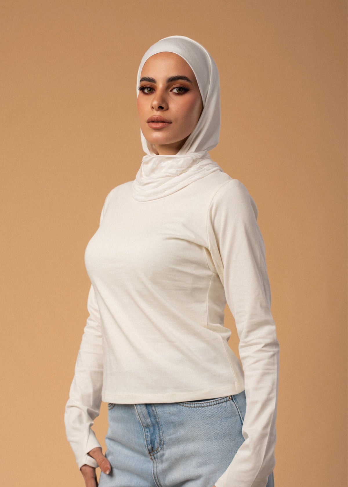 Lava top - White cotton