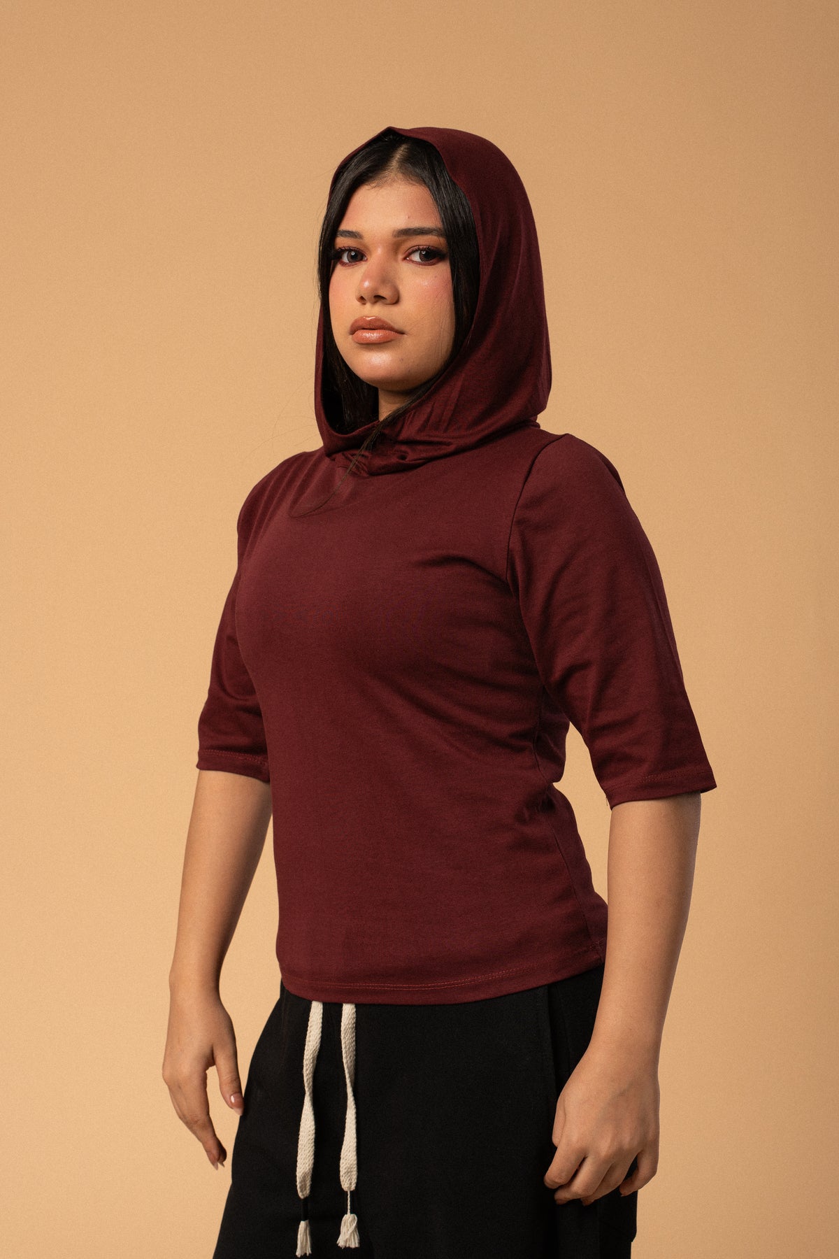 Lava top - Burgandy cotton