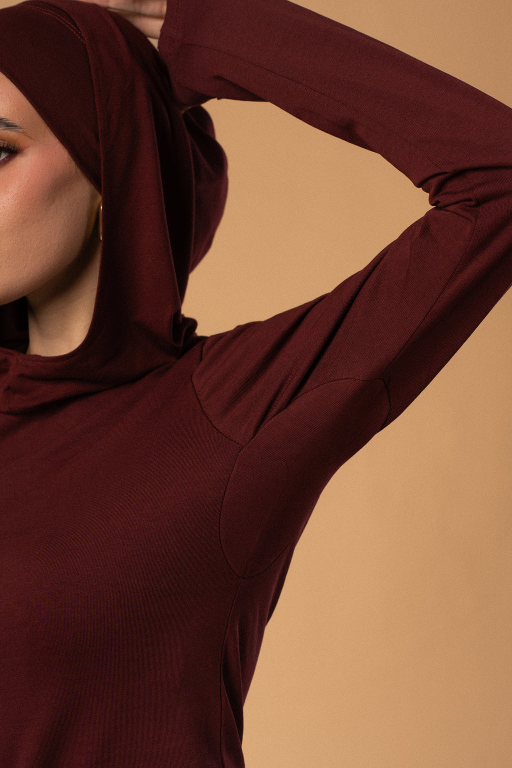Lava top - Burgandy cotton