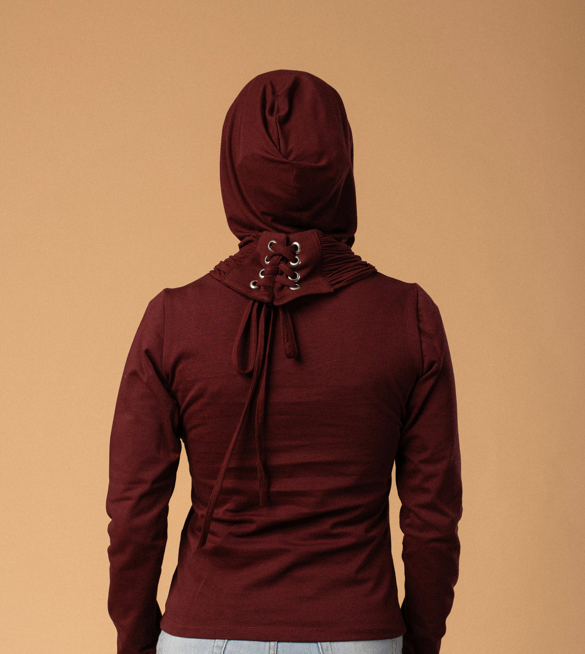 Lava top - Burgandy cotton
