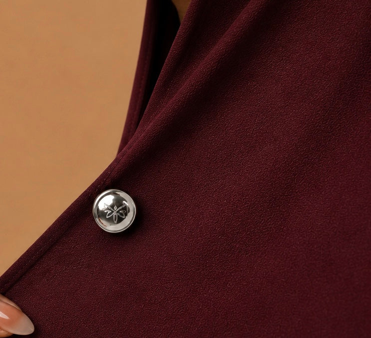 Lava set - Burgandy cotton